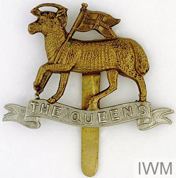 22nd (County of London) Battalion, London Regiment (Queen's) cap badge