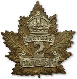  2nd Battalion, Canadian Infantry (Eastern Ontario Regiment)cap badge