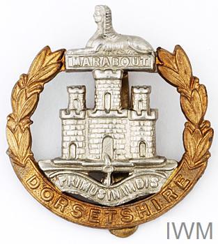 Dorsetshire Regiment <br />cap badge © IWM (INS 4858)
