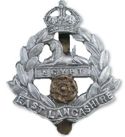 East Lancashire Regiment cap badge