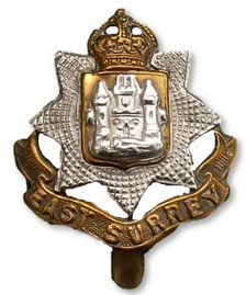 East Surrey Regiment cap badge