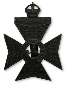 Cap Badge of the King's Royal Rifle Corps. Courtesey of C.R. Coutman