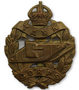 Tank Corps Cap Badge