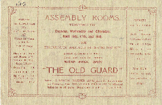 A poster for an event at the Assembly Rooms