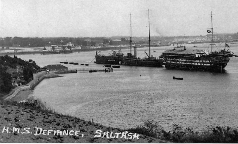 HMS Defiance. Photo - Cyberheritage