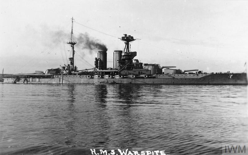 Battleship HMS Warspite. © IWM (Q 75593)