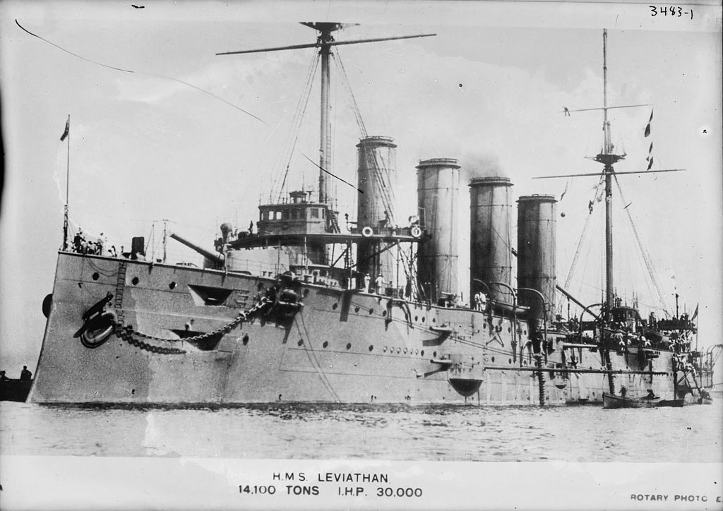 HMS Leviathan. The Library of Congress. No known copyright restriction
