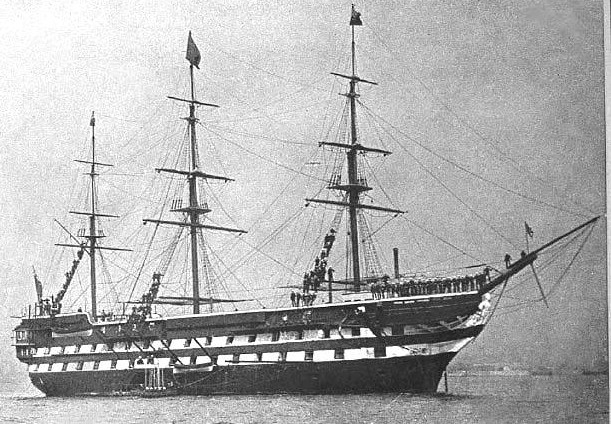 HMS Conway training ship By Flapdragon - Picture taken from www.hmsconway.org,, Public Domain, https://commons.wikimedia.org/w/index.php?curid=10832286