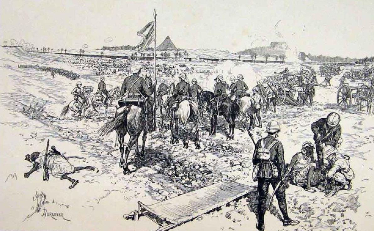"Battle of Ginnis (1886), London News" by Amédée Forestier (1845 - 1930) - http://www.old-print.com/cgi-bin/item/MAR1042337#. Licensed under Public Domain via Commons - https://wiki2.org/en/File:Battle_of_Ginnis_(1886),_London_News.jpg#/media/File:Battle_of_Ginnis_(1886),_London_News.jpg