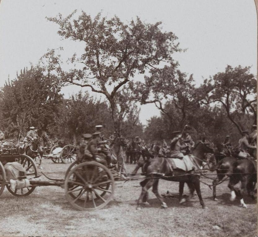 Onslaught at Ploegsteert during the dogged defence of Ypres, 1915 - National Army Museum, Out of Copyright