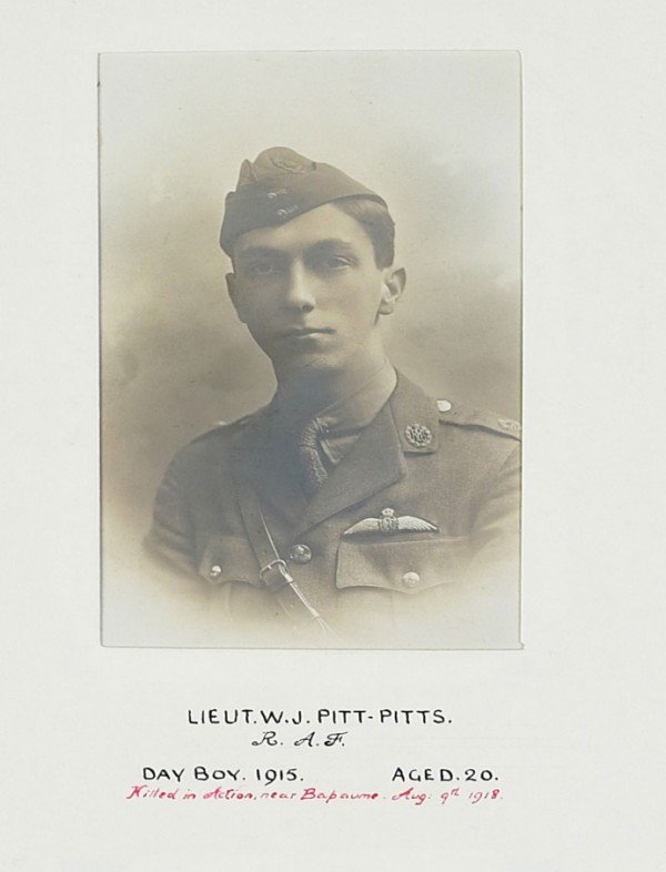 Lieutenant Walter James Pitt Pitts