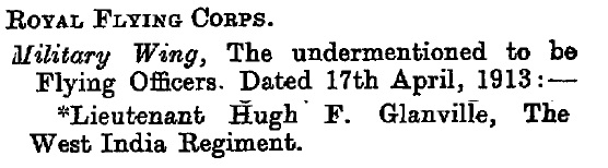 Glanville London Gazette