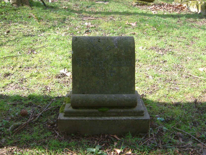 Company Sergeant Major Aubrey Bowerbank Miller's gravestone