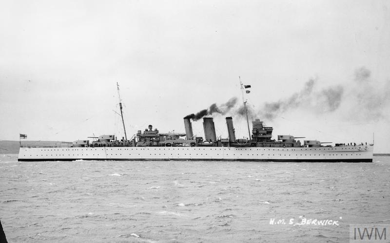 HMS Berwick on completion. © IWM (FL 1891)