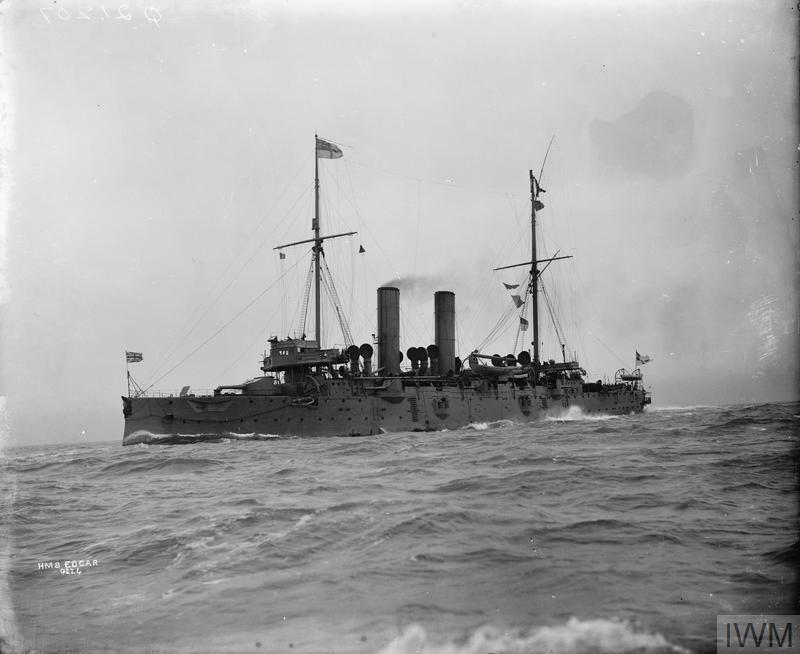 HMS Edgar 1903. © IWM (Q 21207)