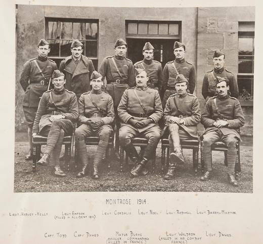 No2 Squadron Royal Flying Corps (Hubert is top left). Public Domain