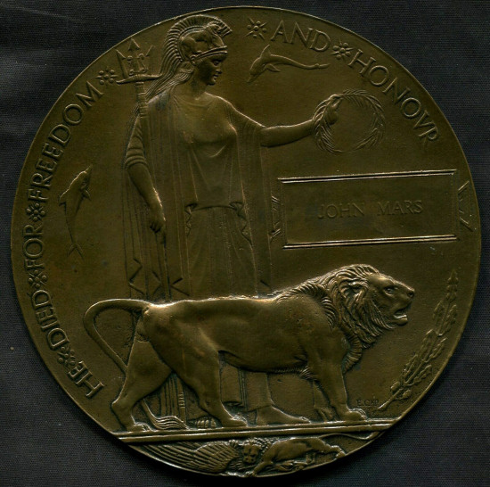 John Mars Memorial Plaque