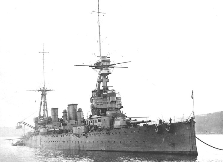 HMS Indefatigable - Courtesy of Michael W. Pocock and www.MaritimeQuest.com 