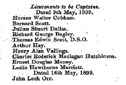 London Gazette 1899 18th July 