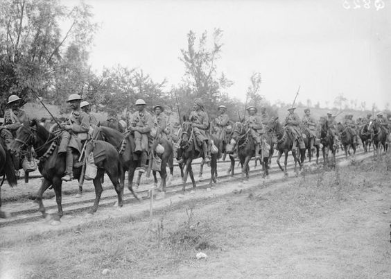 The 20th Deccan horse 14th July 1916 on their way towards Highwood and destiny