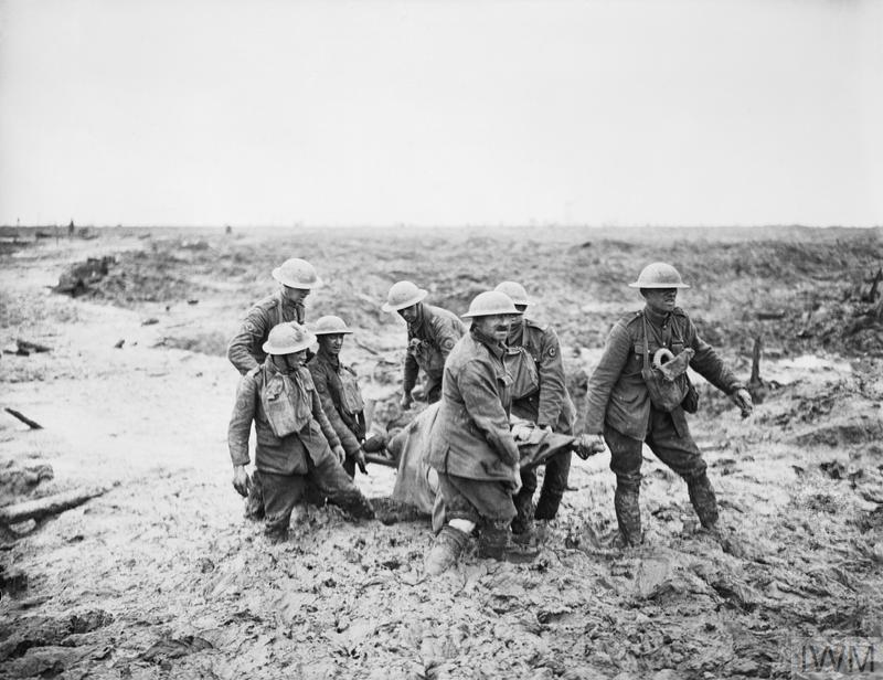 Stetcher Bearers in WW1 © IWM (Q 5935) 