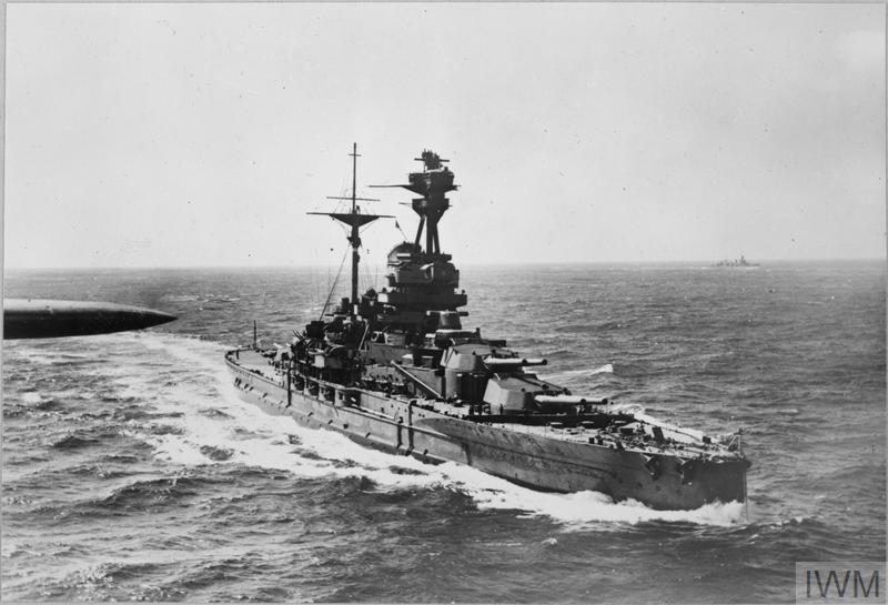 HMS Revenge underway at sea © IWM (CH 823)