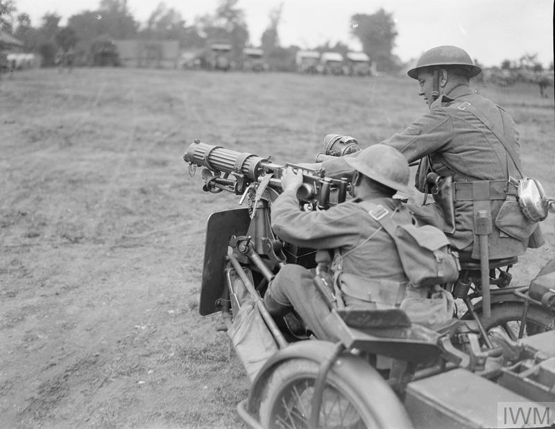 Motor machine gun. Dieval, 22 June 1918. © IWM (Q 9001)