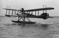 Wight Seaplane fitted with Sunbeam engine. © IWM (Q 66268)