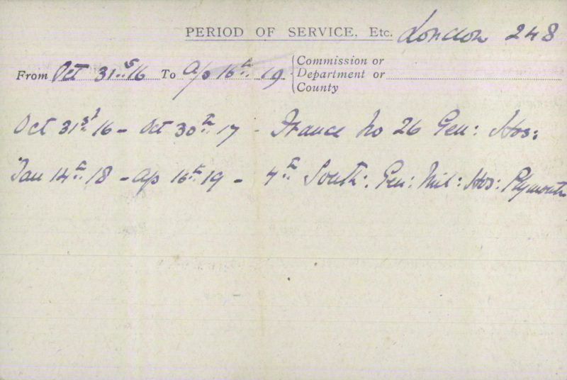 Voluntary Aid Detachment (VAD) Card. ©2018 British Red Cross (CC BY-NC 2.0 UK)