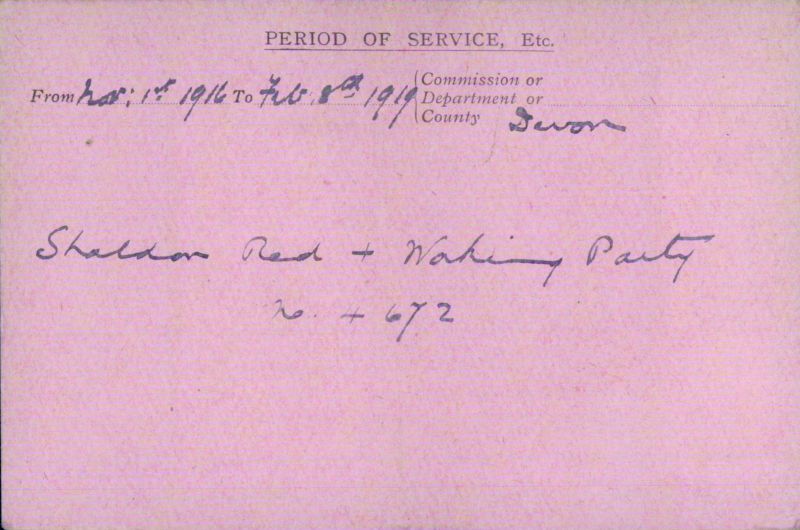 Voluntary Aid Detachment (VAD) Card. ©2018 British Red Cross (CC BY-NC 2.0 UK)