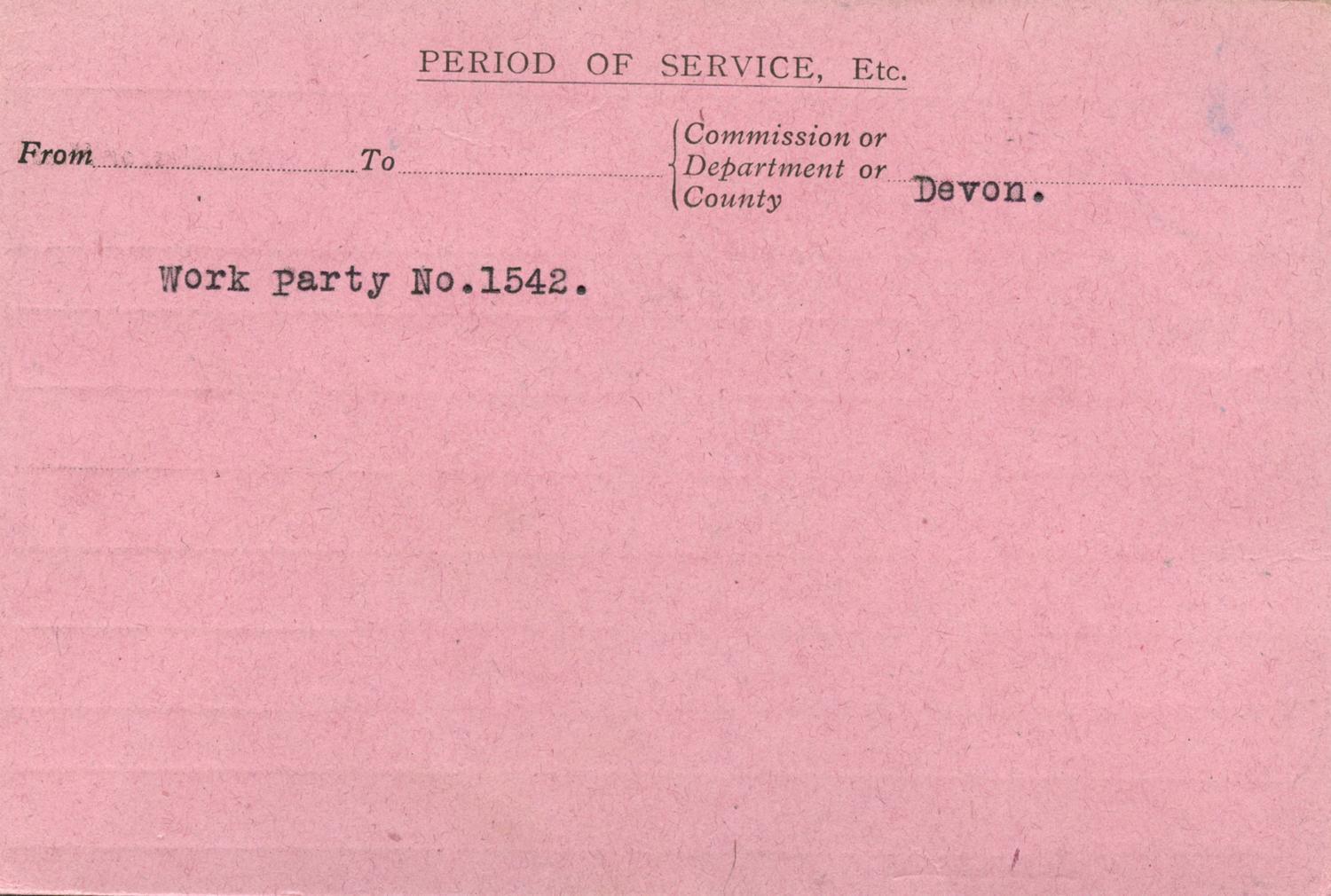 Voluntary Aid Detachment (VAD) Card. ©2018 British Red Cross (CC BY-NC 2.0 UK)