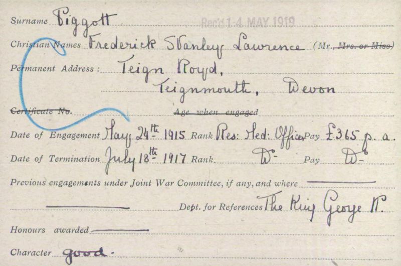 Voluntary Aid Detachment (VAD) Card. ©2018 British Red Cross (CC BY-NC 2.0 UK)