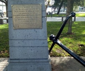 The Coronel Battle Memorial, Chile